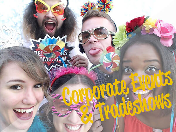 Photo Booth Rentals for Corporate Events.