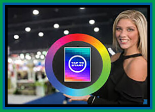 Roaming Photo Booth fun for corporate events.