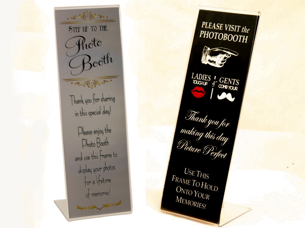 two example photostrip frames on a white background